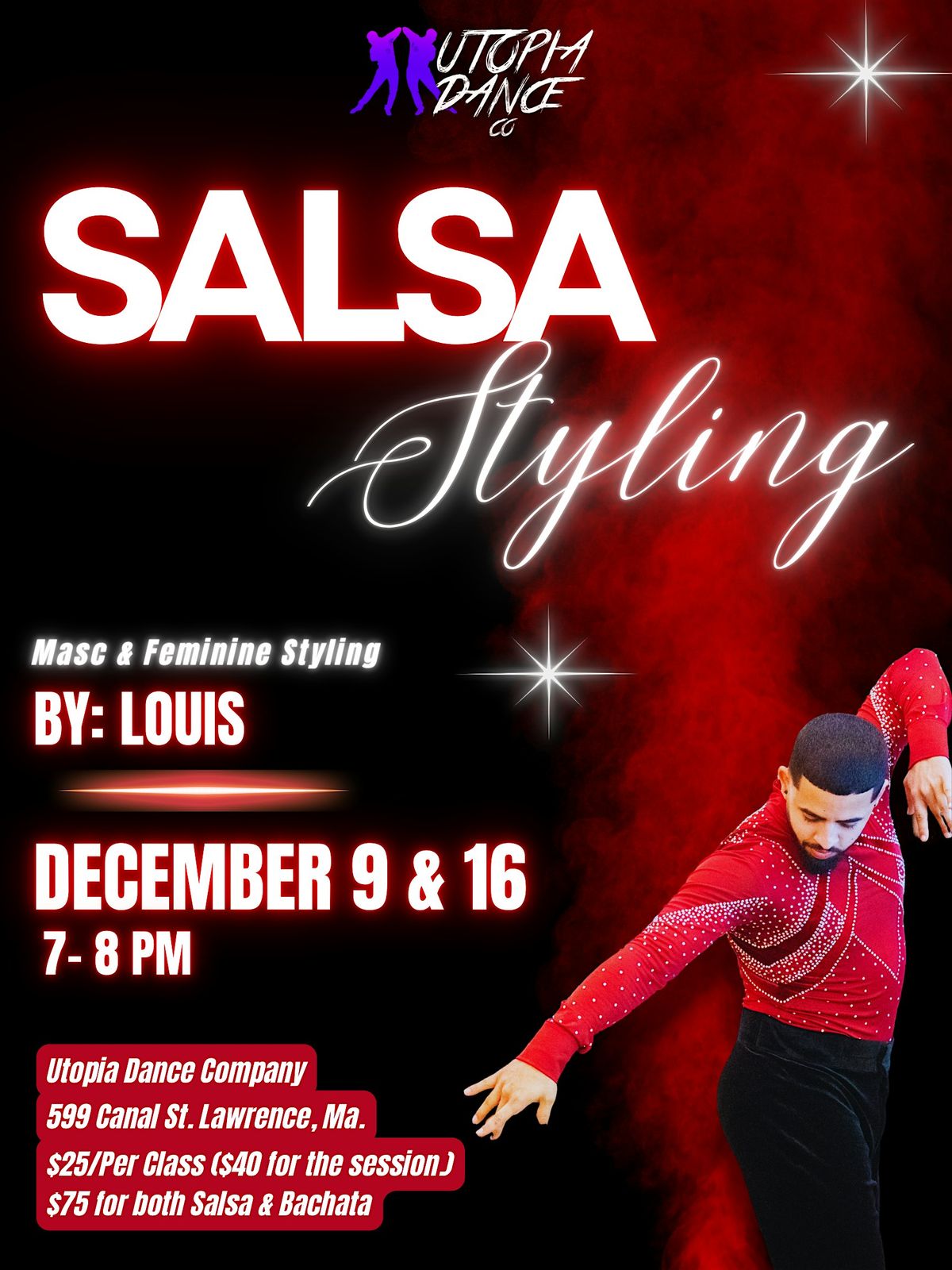 SALSA AND\/OR BACHATA WORKSHOP SERIES