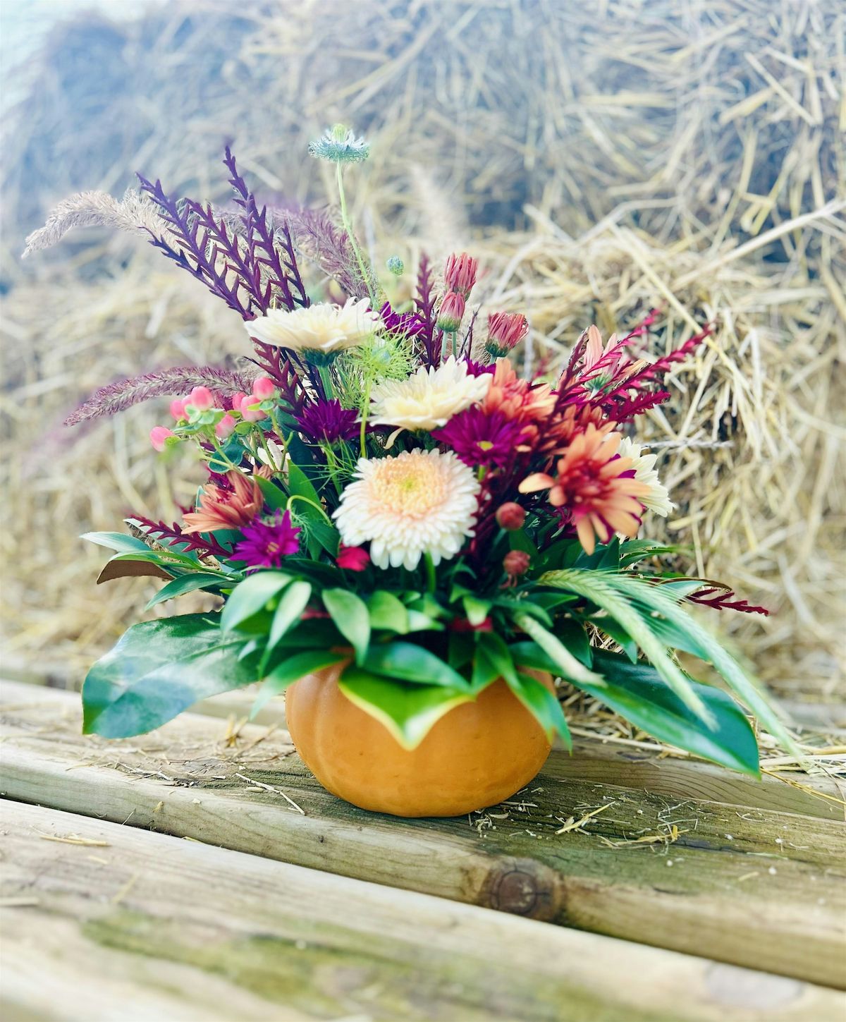 Ceramic Pumpkin Centerpiece