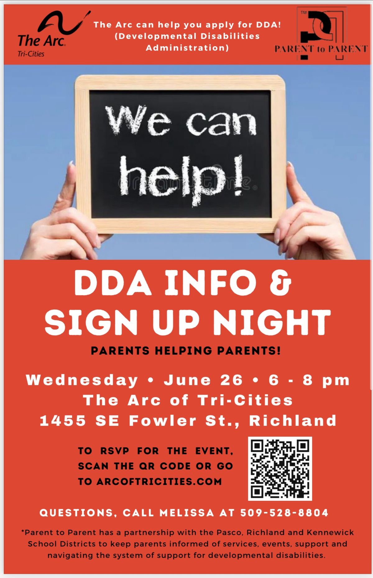 DDA Info and Sign Up Night \u2014 The Arc of Tri-Cities