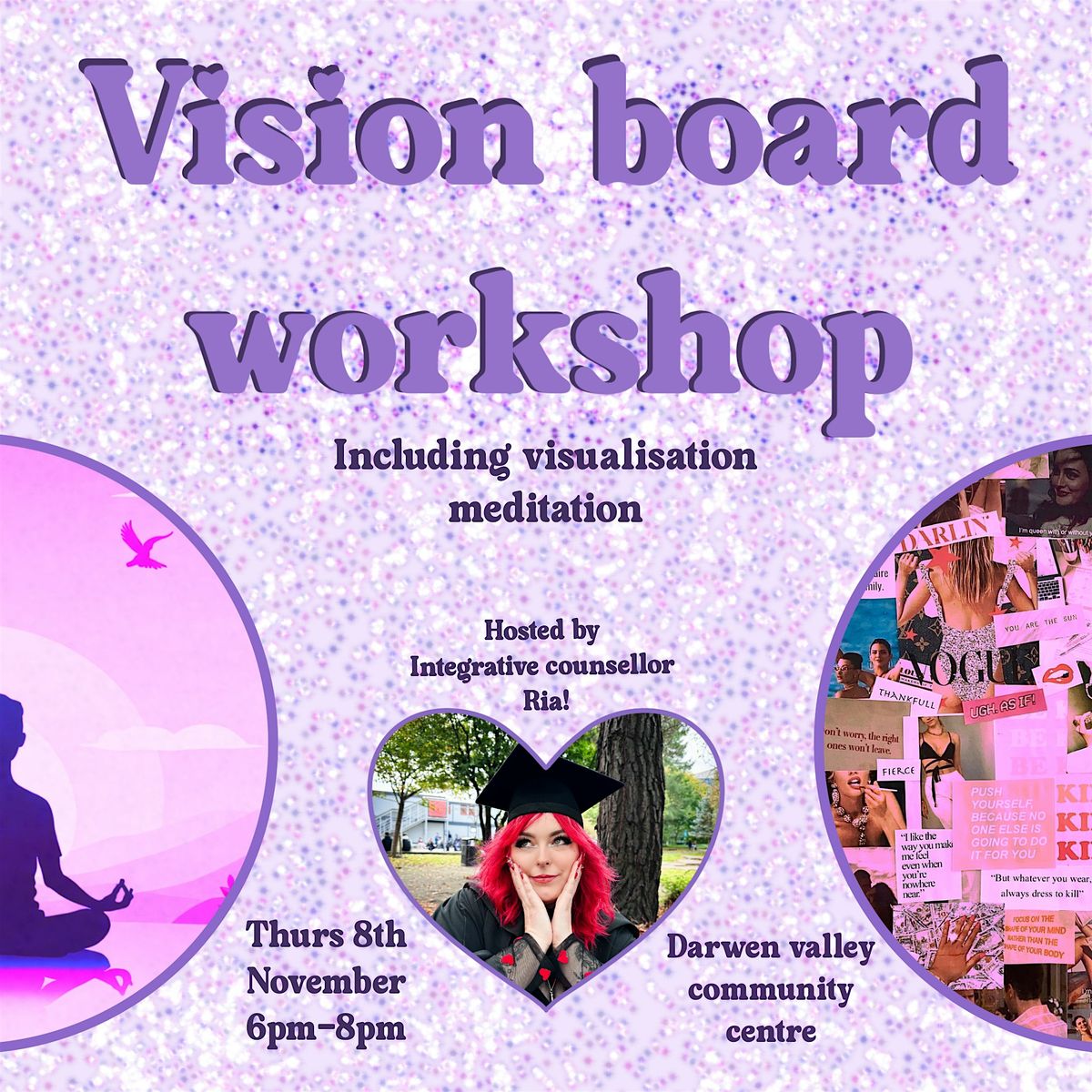 Therapeutic vision board workshop!