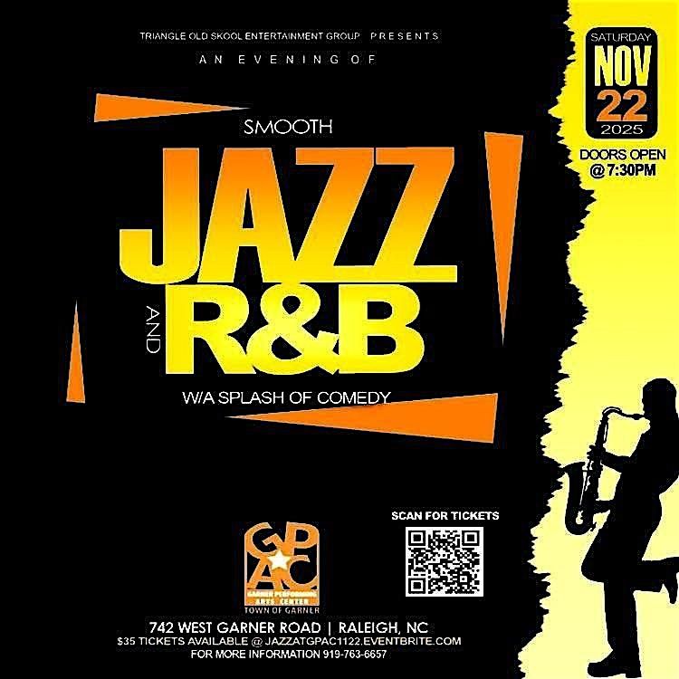 An Evening of Smooth Jazz and R&B w\/A Splash of Comedy