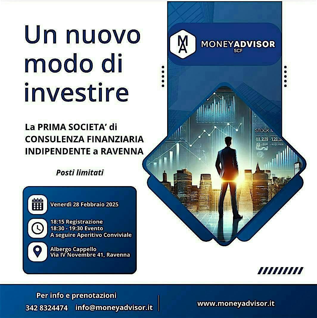 Un nuovo modo di investire - Moneyadvisor  SCF | Ravenna