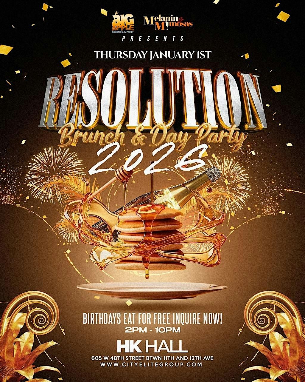 Melanin & Mimosas presents: Resolution New Years Day Brunch