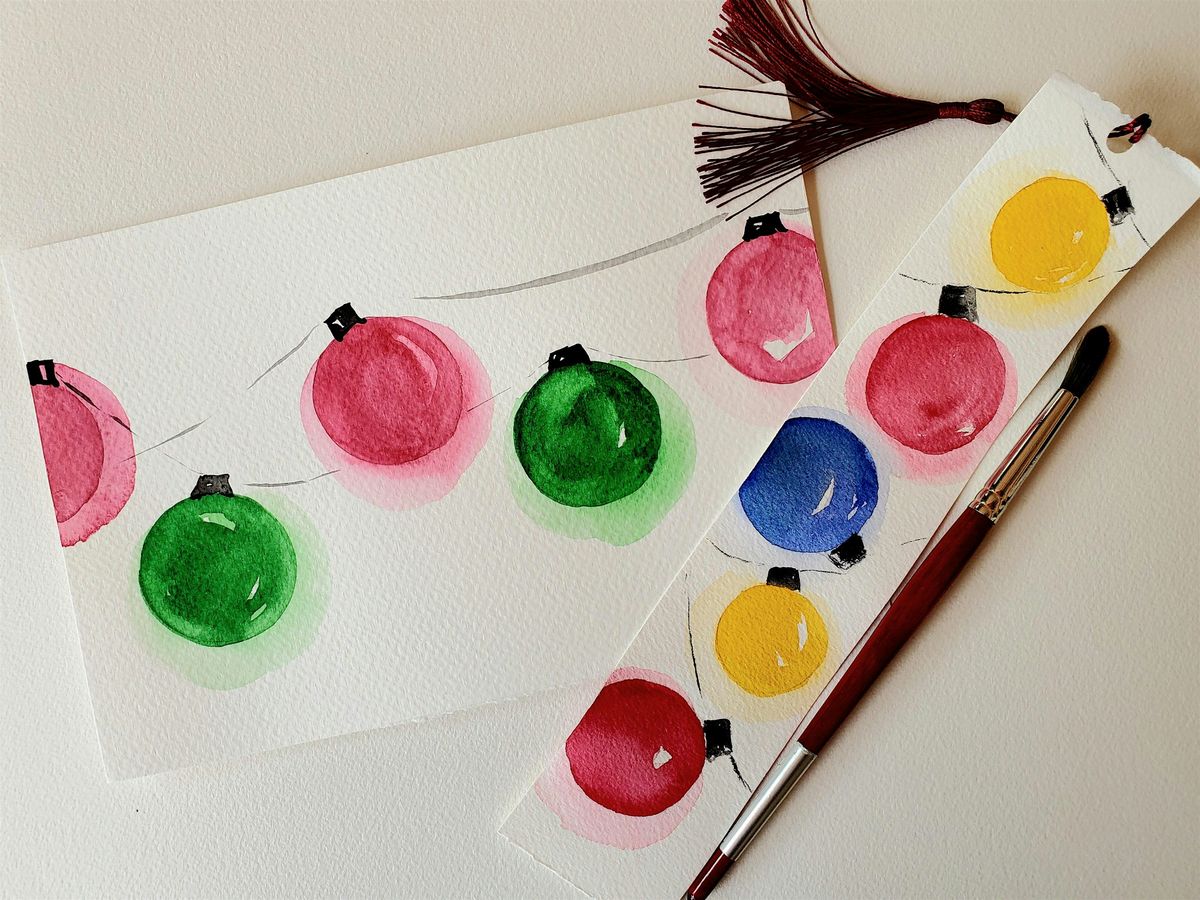 Watercolor For Beginners: Holiday Lights