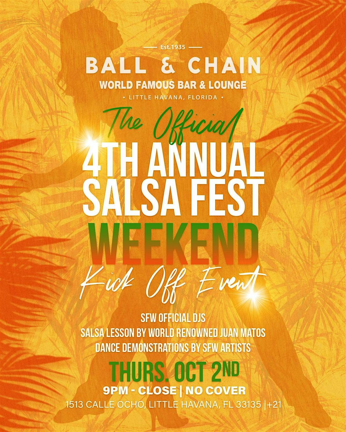 Salsa Fest Weekend Kick Off Event