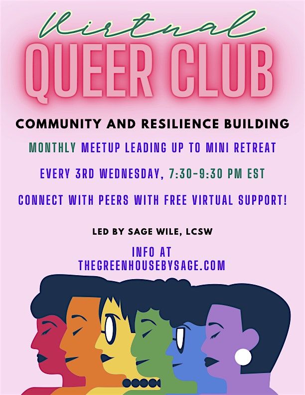 Queer Club Virtual Meetup-- April