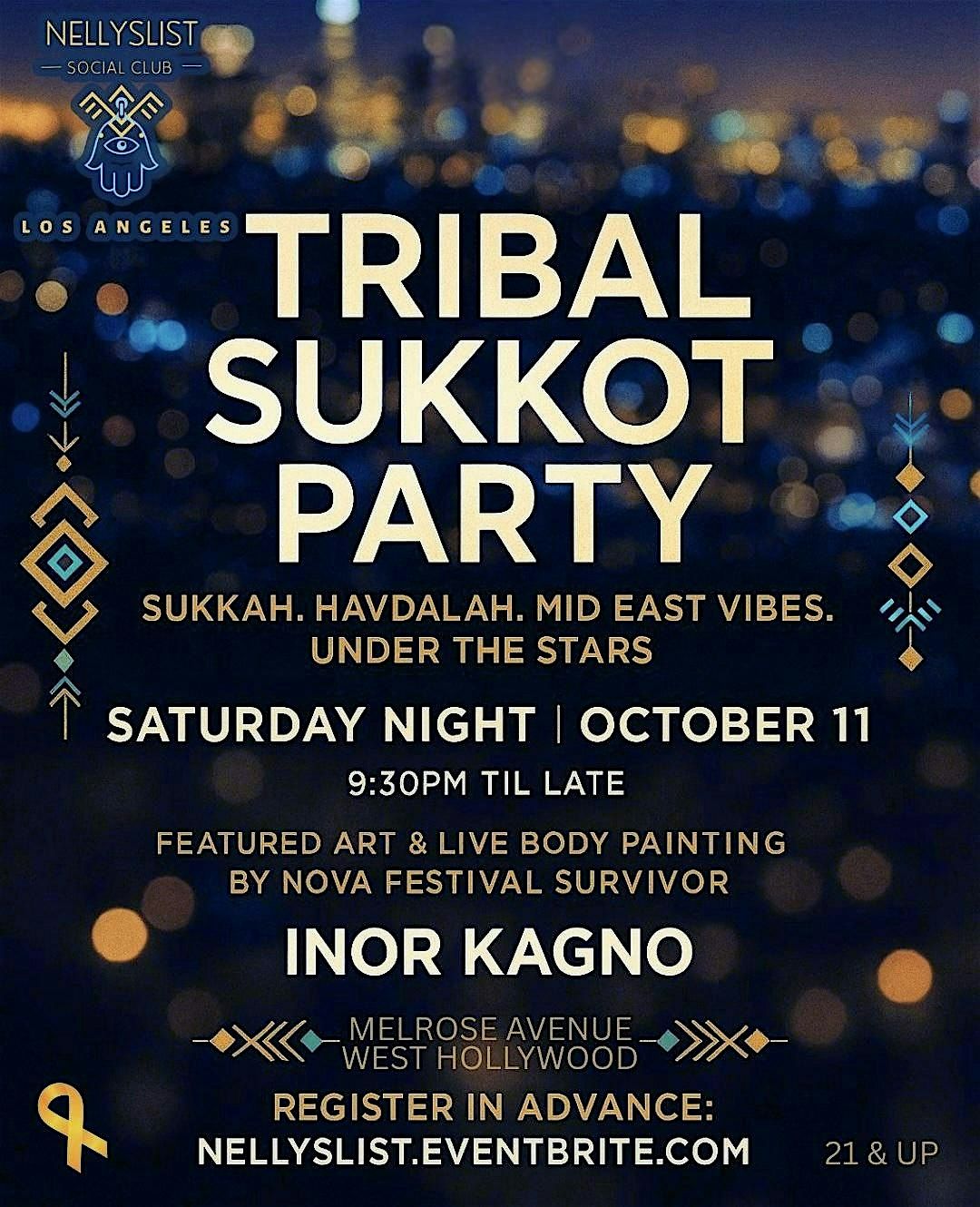 NELLYSLIST Sukkot Party - West Hollywood, LA