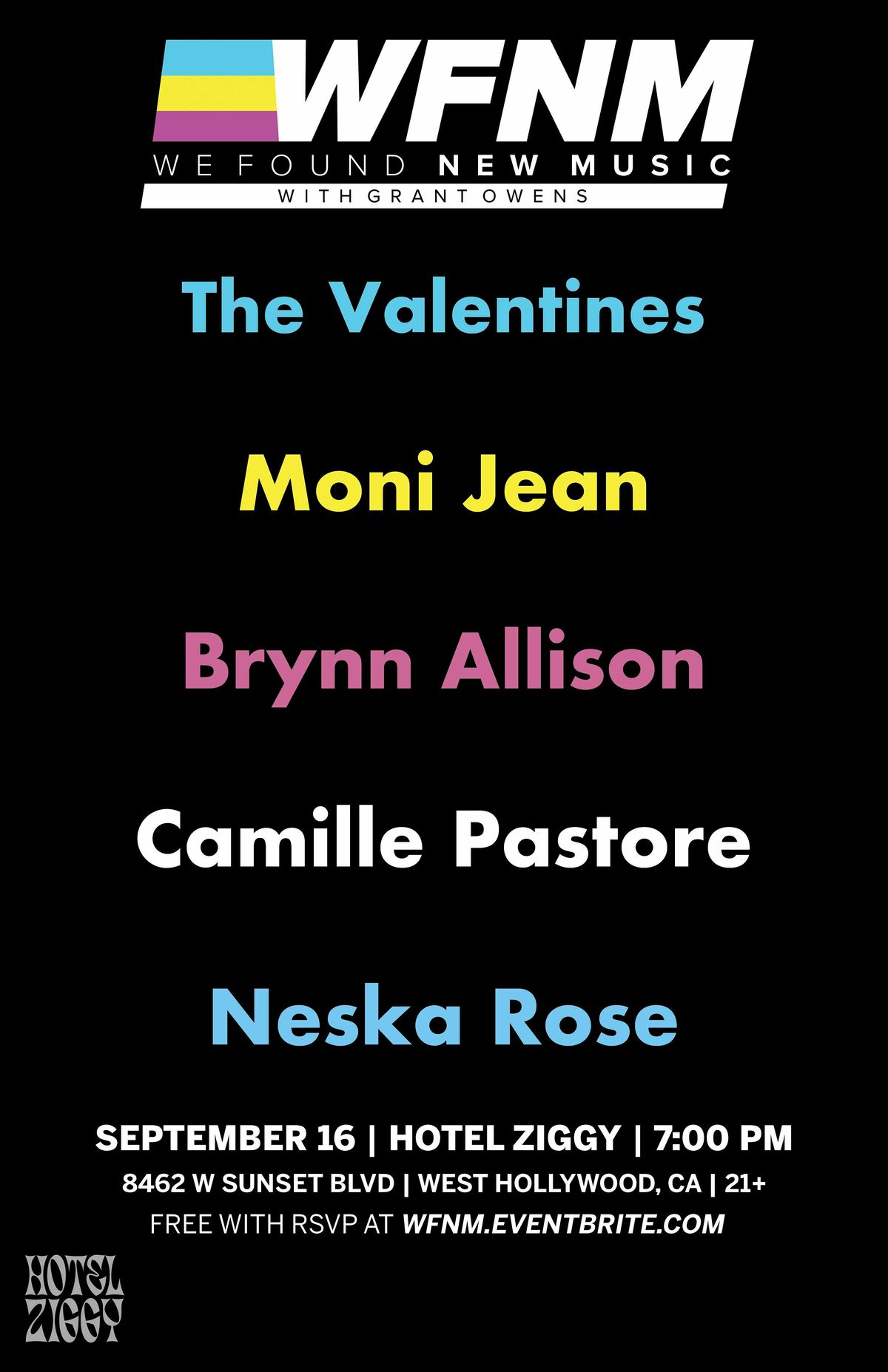 The Valentines,  Moni Jean,  Brynn Allison,  Camille Pastore,  Neska Rose