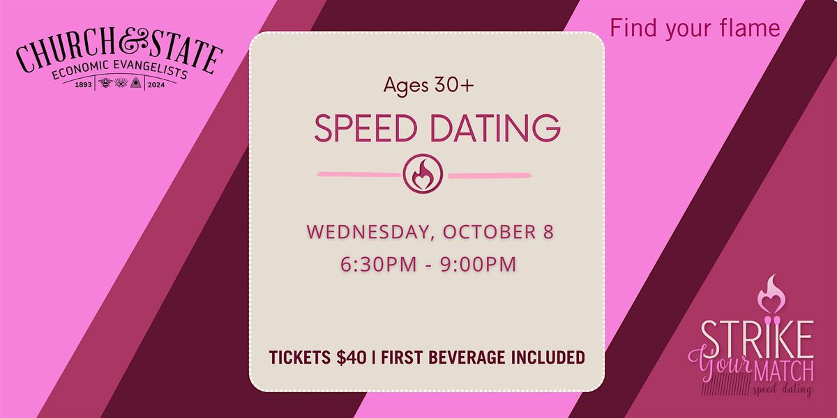 30+ Speed Dating Night