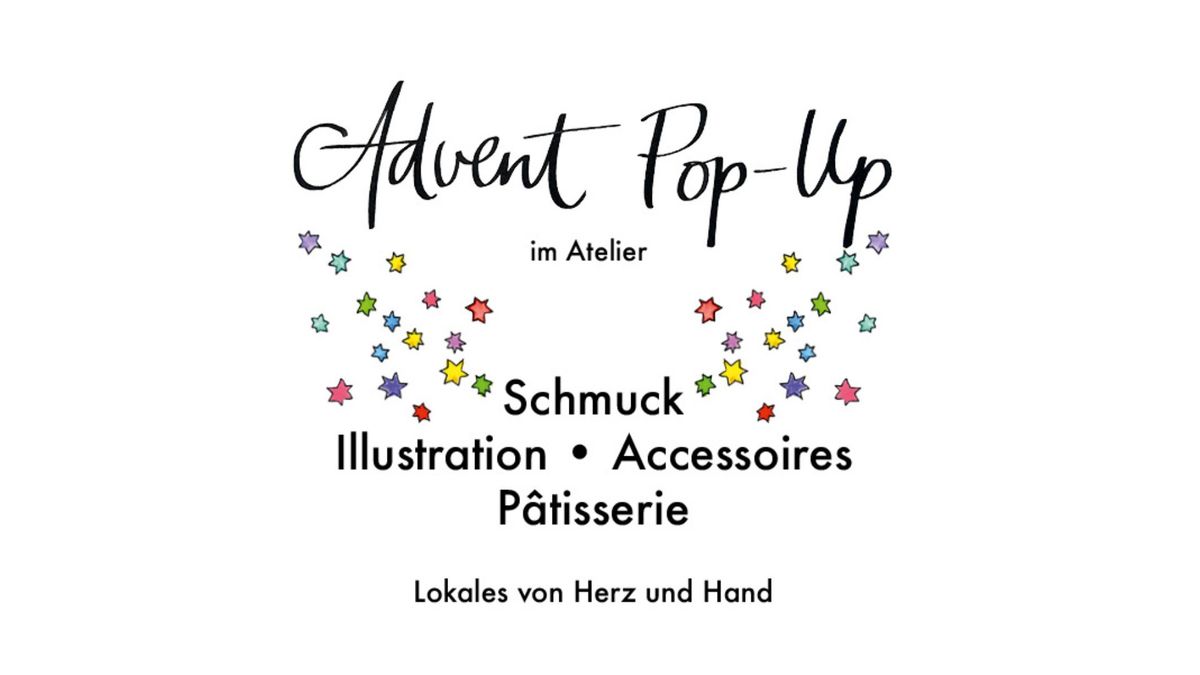 Advent Pop-Up im Atelier