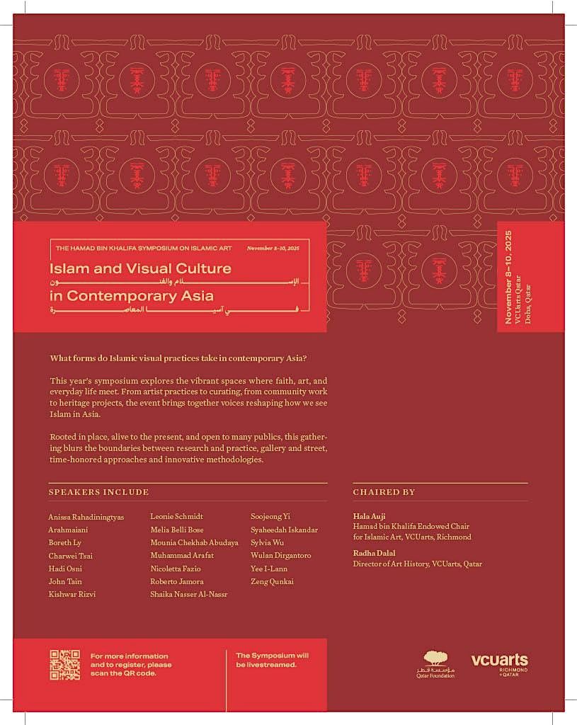 Islam and Visual Culture in Contemporary Asia (Nov 8 - 10, 2025)