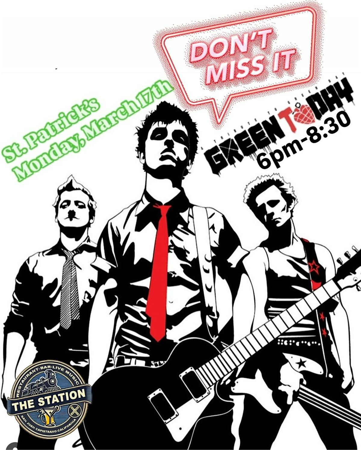 Green Today (Green Day Tribute Band) St. Patrick's Day Celebration