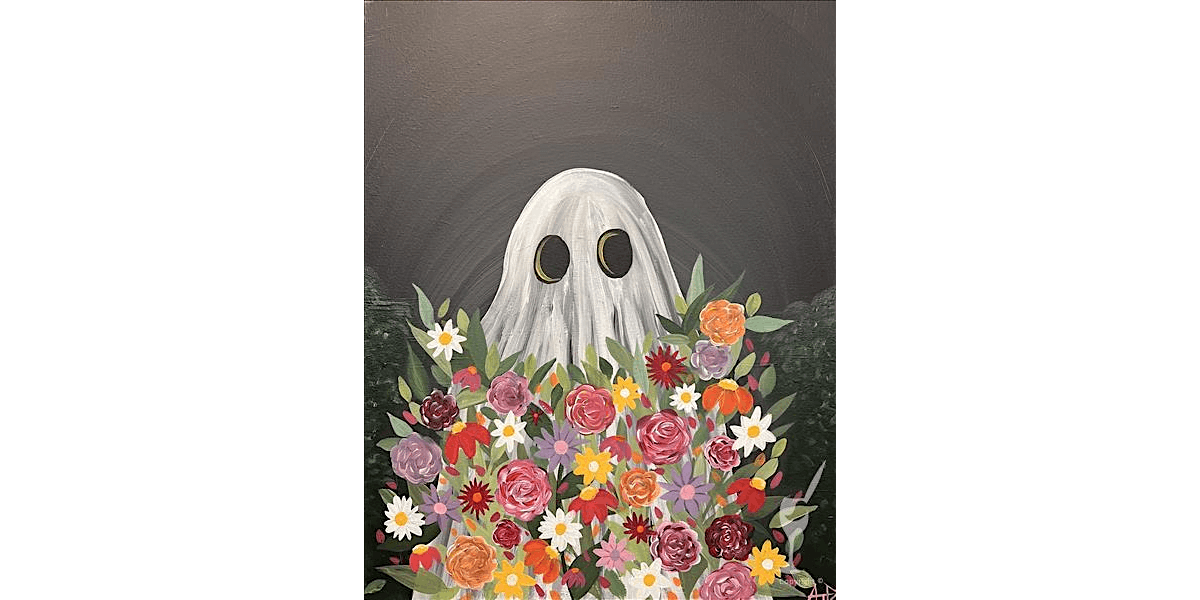 Spooky Bouquet - Paint and Sip in New Braunfels | Classpop!\u2122
