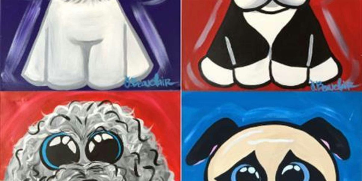 Adorable Puppies - Paint and Sip by Classpop!\u2122