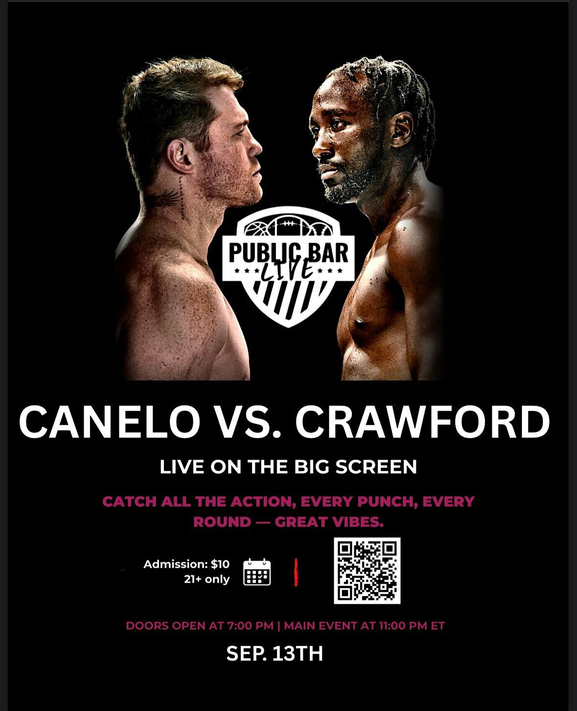 CANELO ALVAREZ VS. TERENCE CRAWFORD - FIGHT NIGHT -SOUND ON!