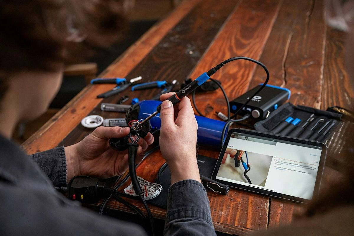 iFixit + Back Market Hands On Soldering Workshop