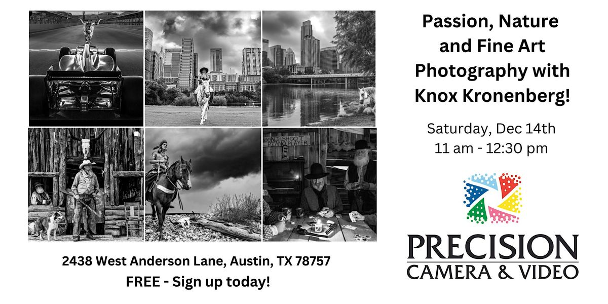 Passion, nature and fine art photography with Knox Kronenberg!