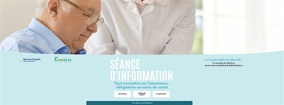 S\u00e9ance d'informations assurance soins de sant\u00e9 obligatoire