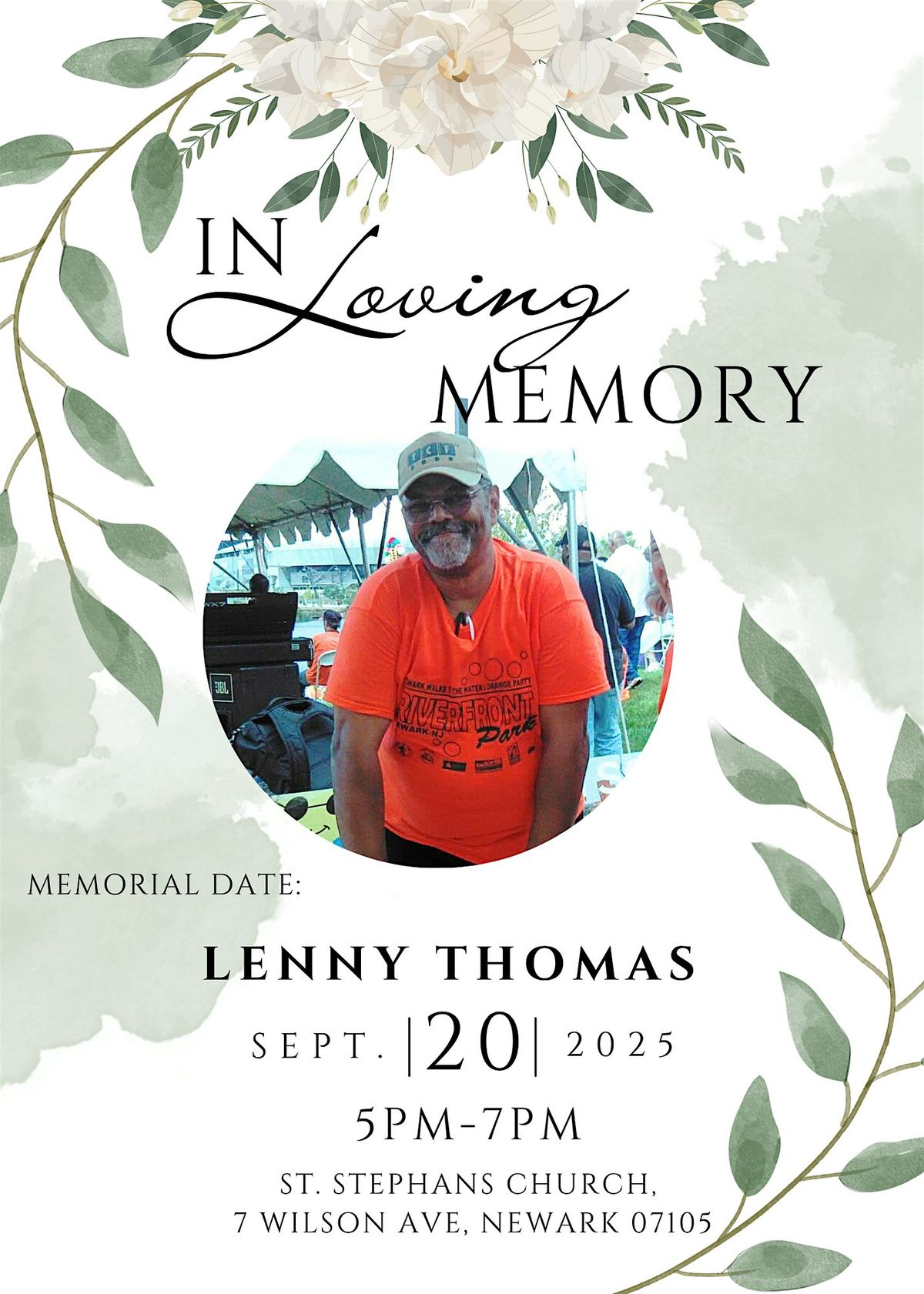 Lenny Thomas Memorial Service