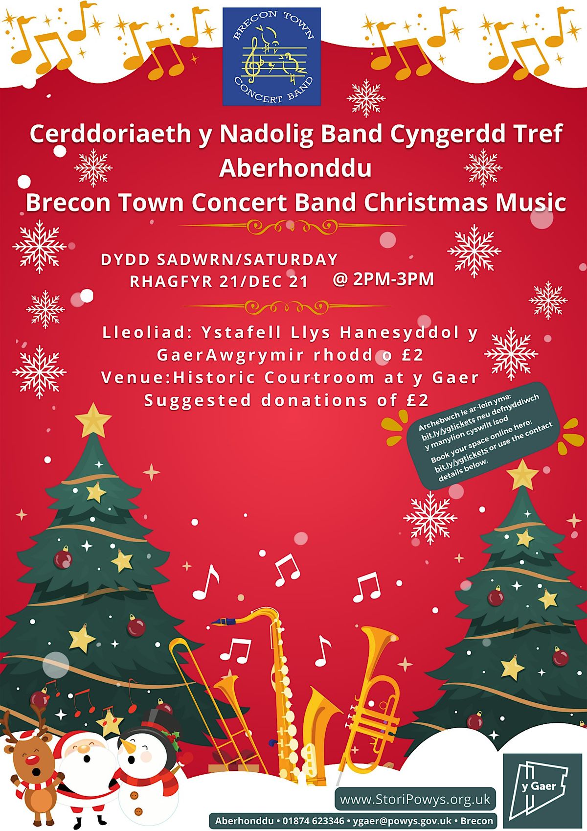 Cerddoriaeth y Nadolig yn y Gaer\/Christmas Music at y Gaer