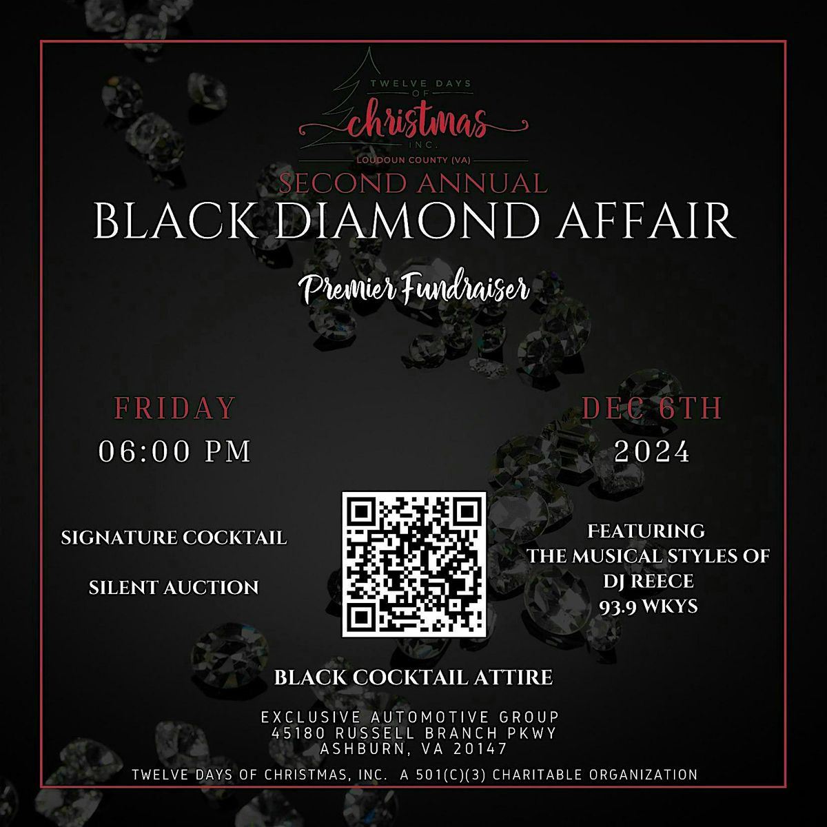 The Second Annual Black Diamond Affair Premier Fundraiser