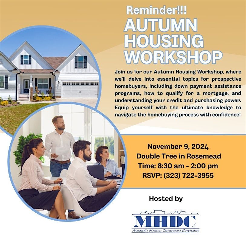 Autumn Harvest Montebello Housing Workshop