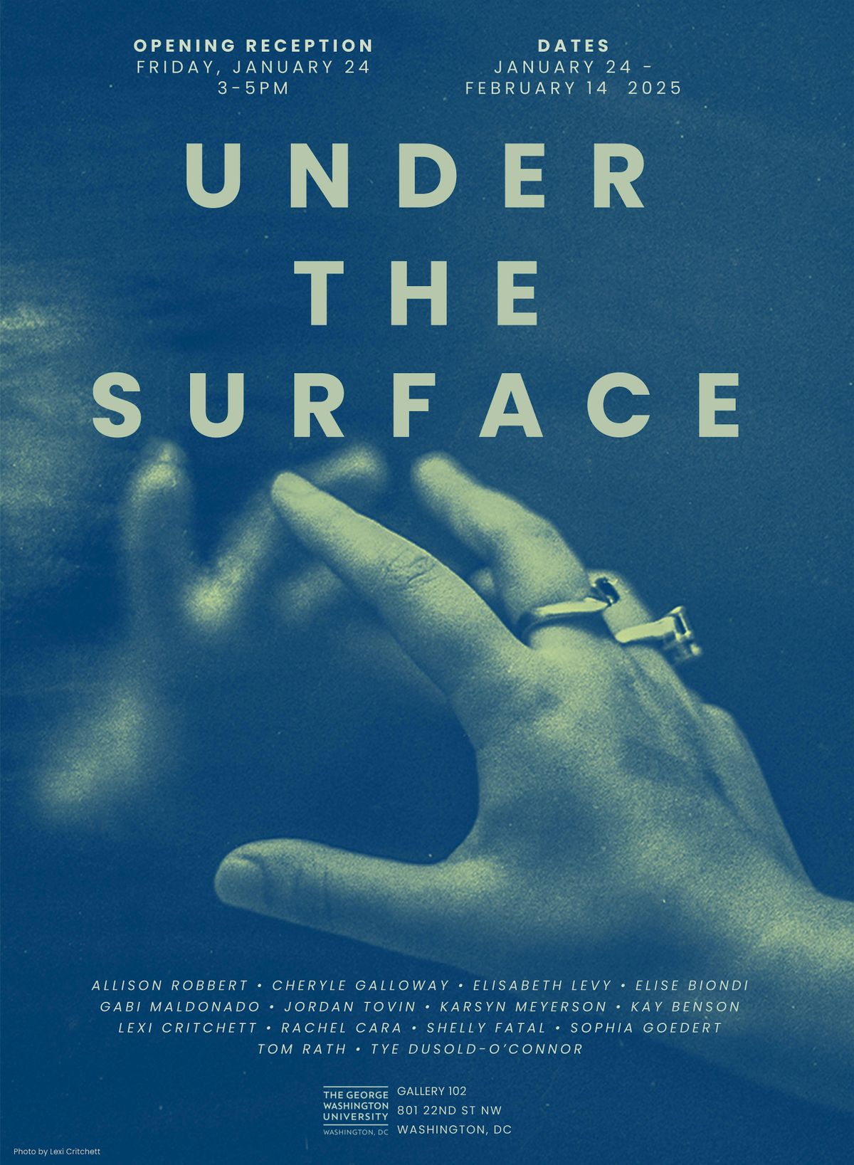 Under the Surface: Corcoran Scholars Exhibition