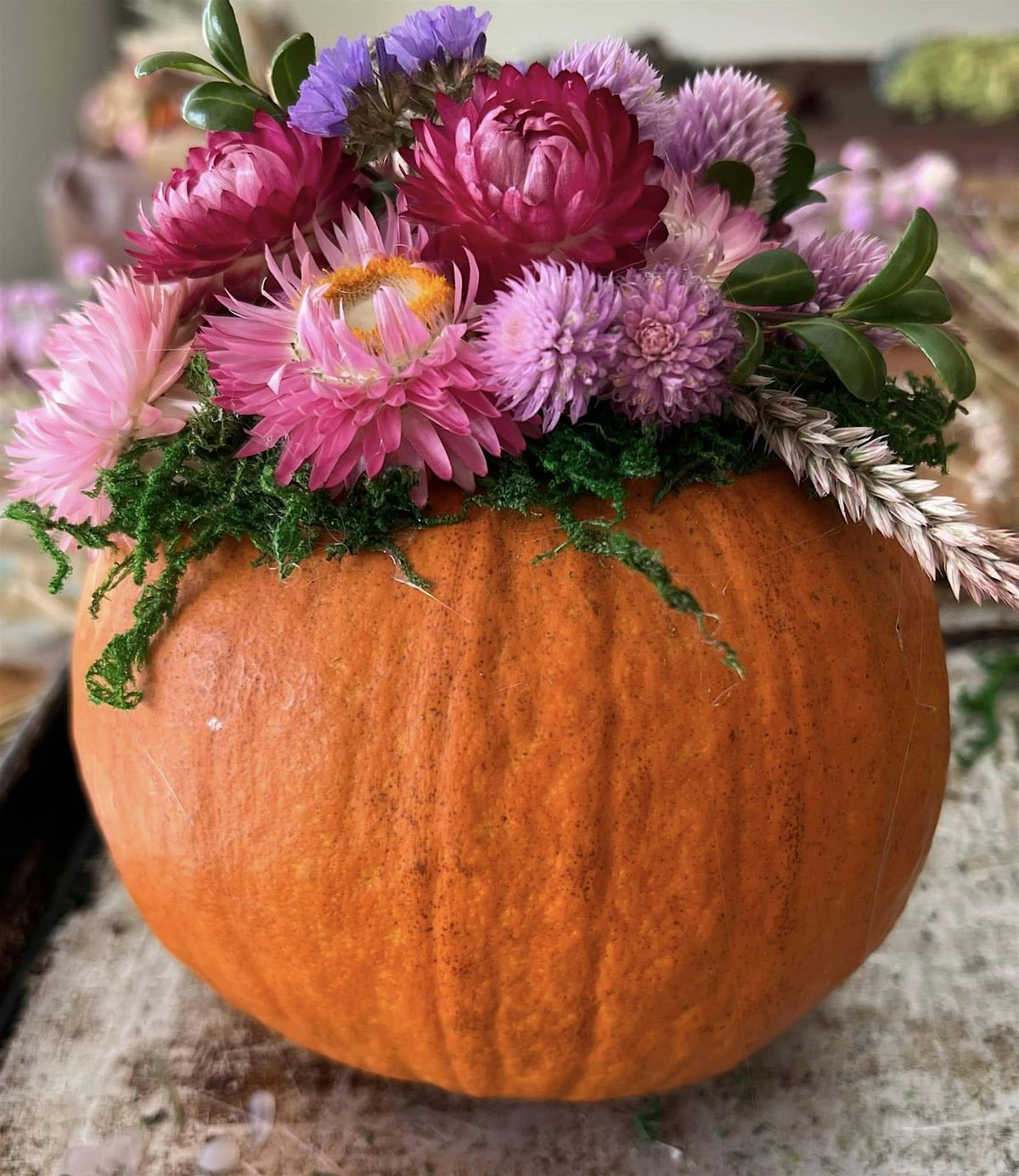 DIY Thanksgiving Floral Arrangement