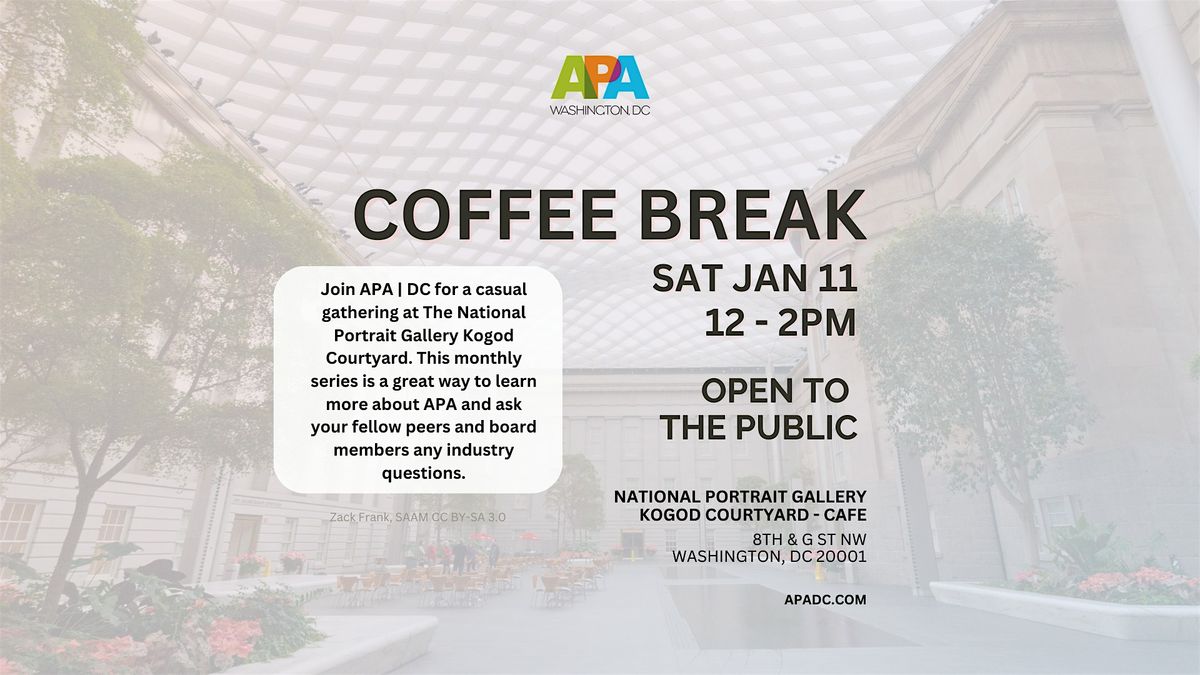 APA | DC Coffee Break - January 2025