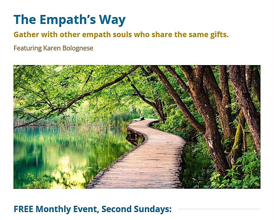 The Empath's Way: Gather with other empath souls who share the same gifts.