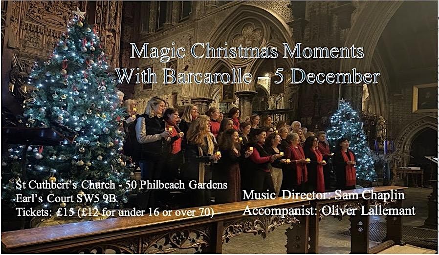 Barcarolle Choir Christmas Concert 2025