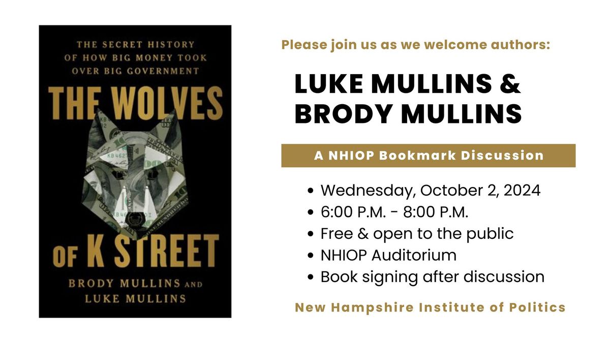 NHIOP Bookmark Series: \u201cThe Wolves of K Street\u201d