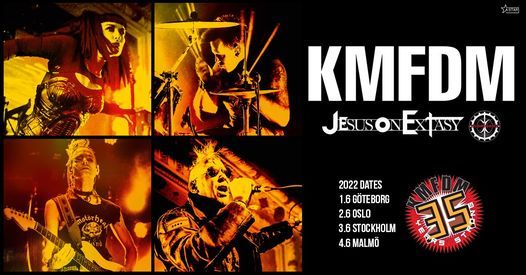 KMFDM Paradise Tour 2022+ Jesus on Extasy + Morlocks
