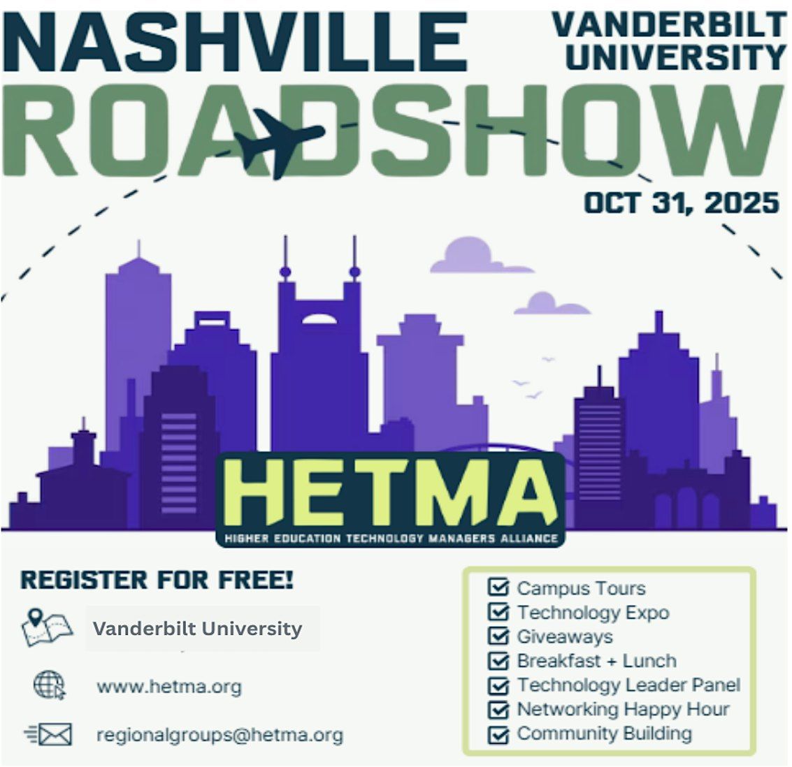 Nashville Roadshow at Vanderbilt University