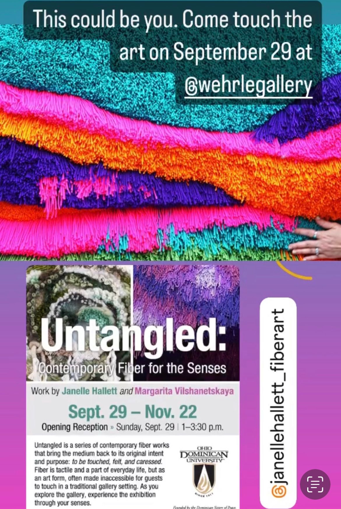 Untangled: Contemporary Fiber Art for the Senses