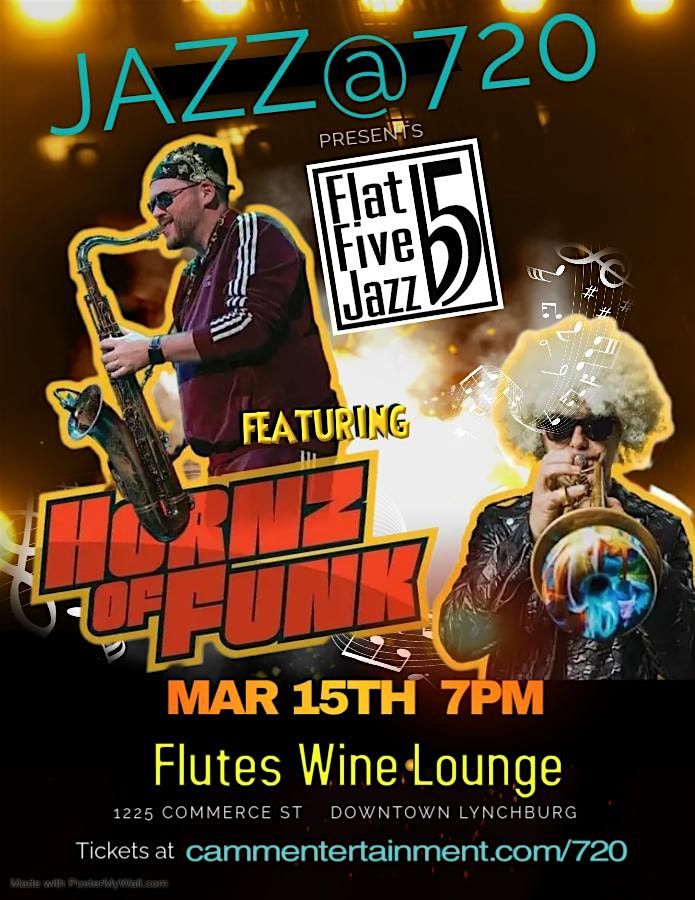 Jazz@720 presents Flat Five Hornz Of Funk