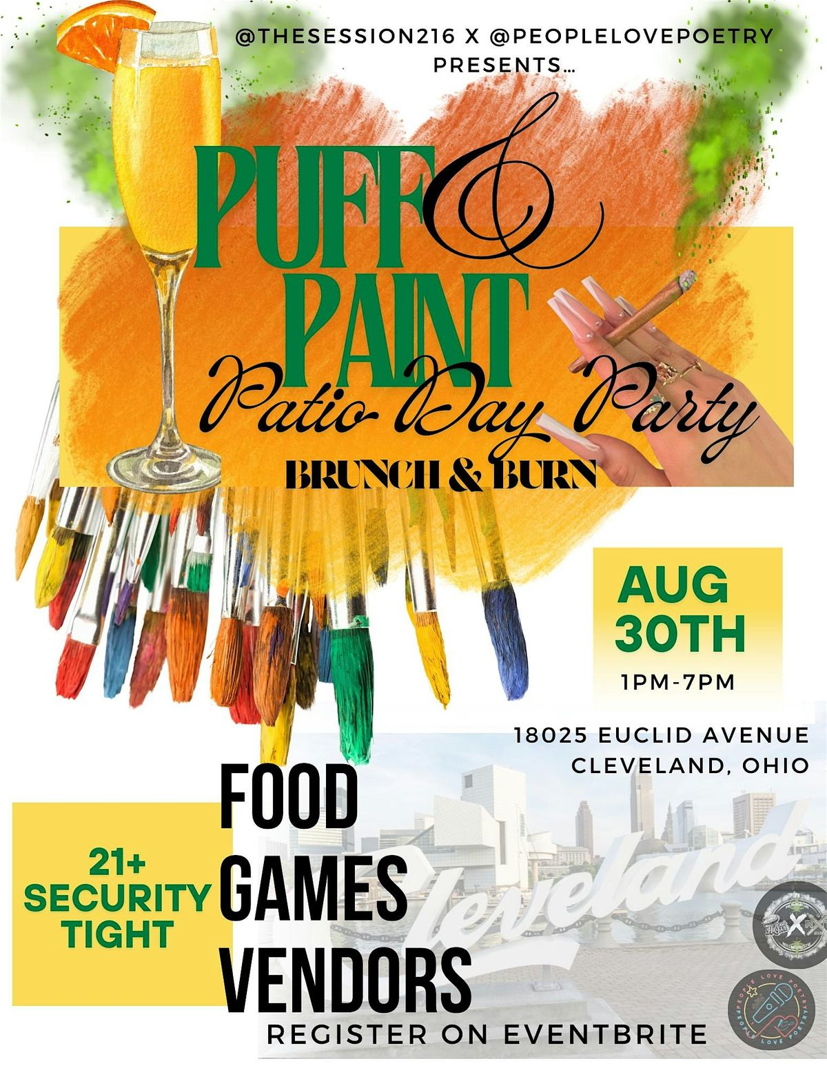 Puff & Paint on the Patio