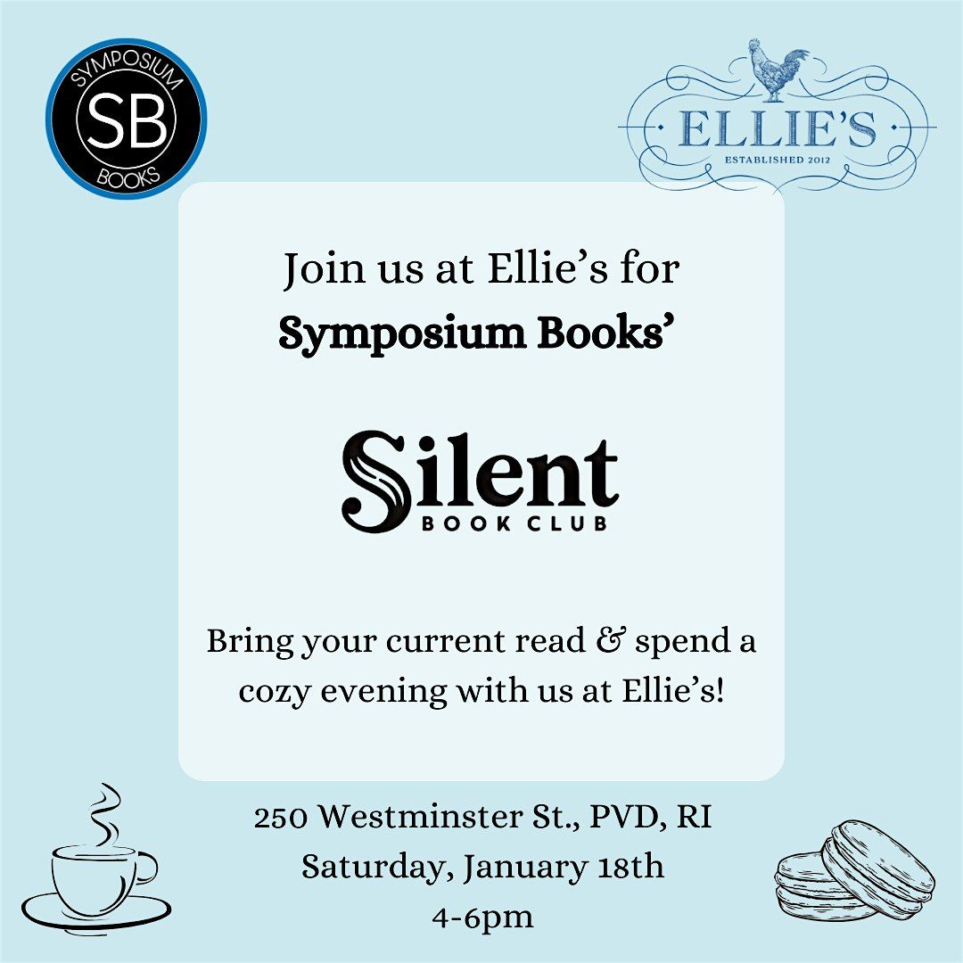 Silent Book Club: Symposium Books at Ellie's