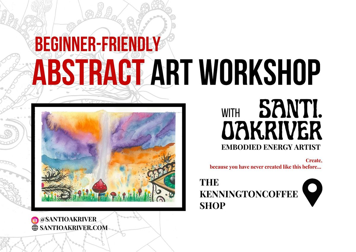 Abstract Art & Meditation: A Cosy Beginner-Friendly Watercolour Evening