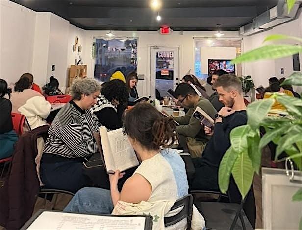 Quiet Reading Club at Bergen Hall in Jersey City, NJ