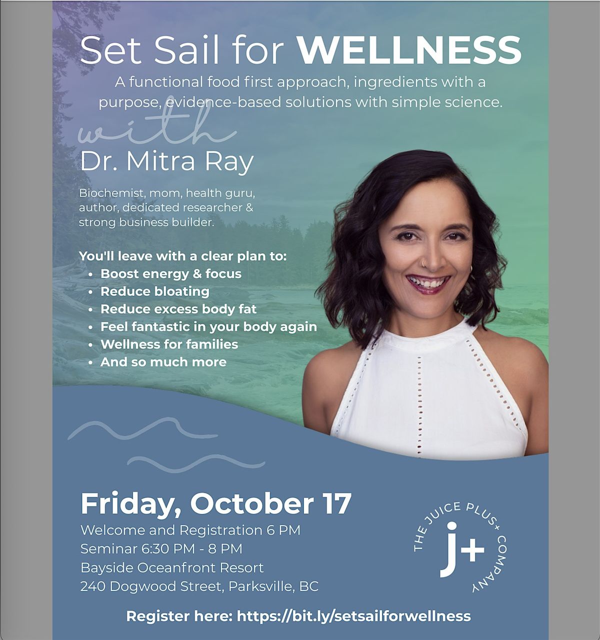 Health Education Seminar with Dr. Mitra Ray, Ph.D., Set Sail for Wellness