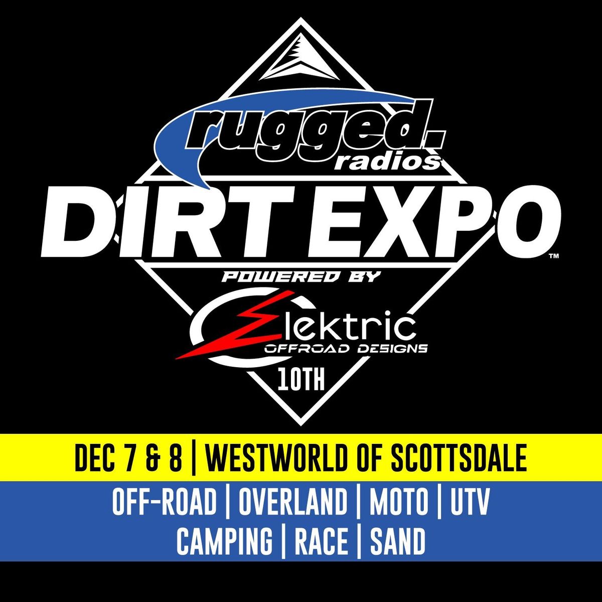 Rugged Radios DIRT EXPO | WESTWORLD | DEC 7TH-8TH