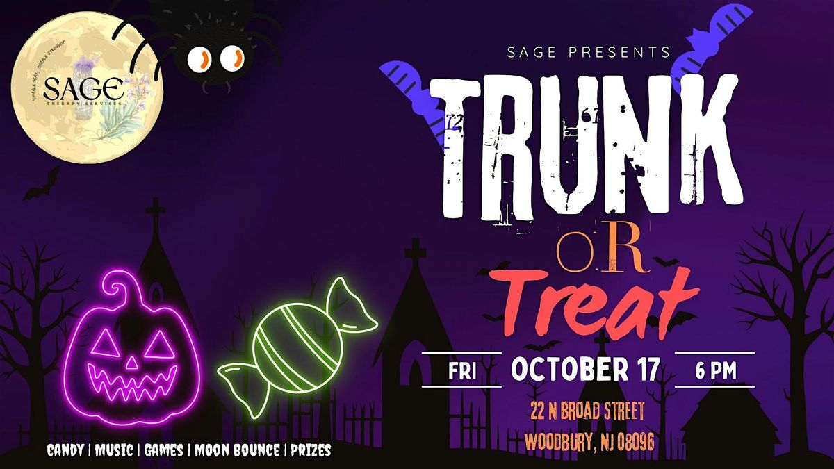 SAGE Therapy Services 2nd Annual Trunk or Treat