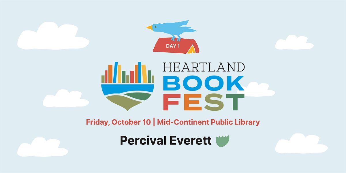 Heartland Book Festival (October 10): An Evening with Percival Everett