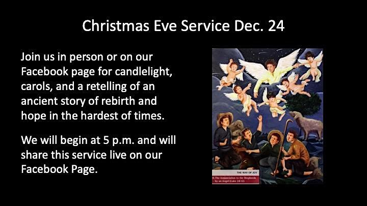 Christmas Eve of candles, carols, and stories