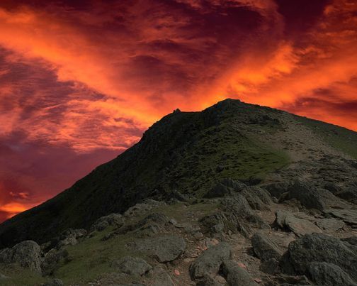 Old Man Coniston Sunset Hike