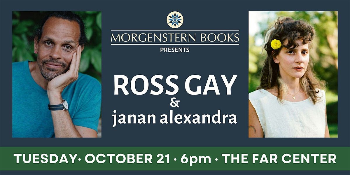 Author event with Ross Gay and janan alexandra