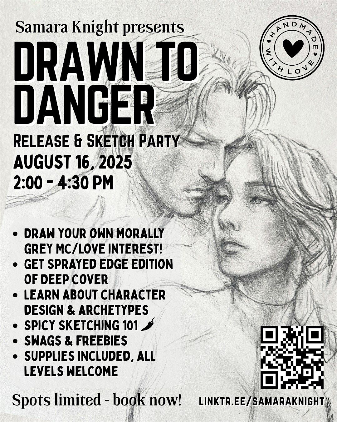 Drawn to Danger Release & Sketch Party