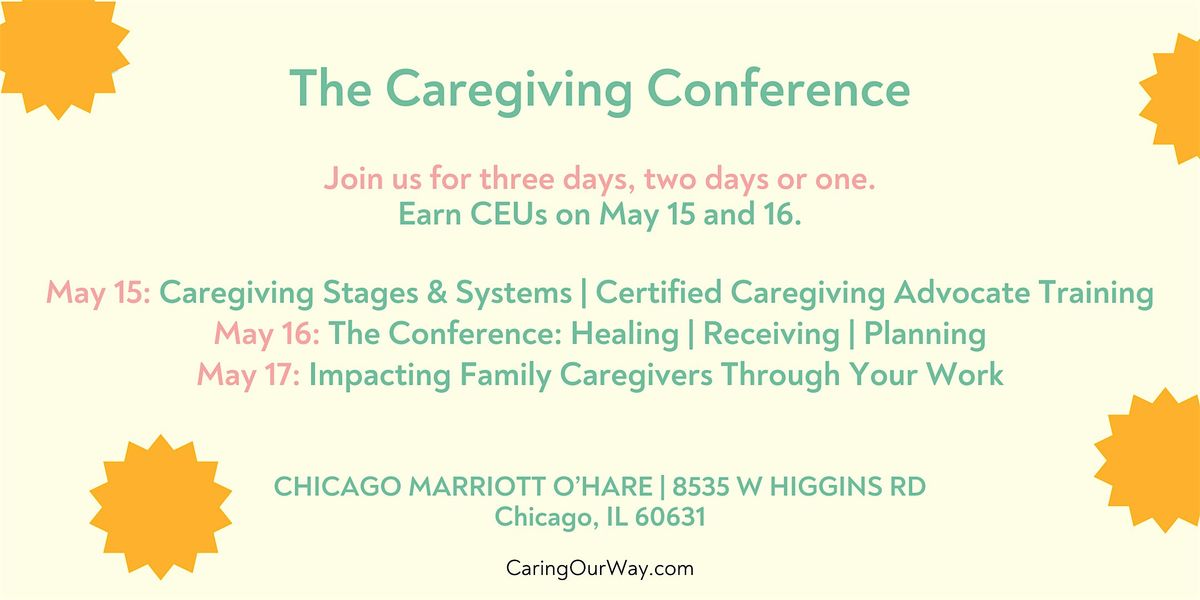 Caregiving Conference: Heal, Receive and Plan