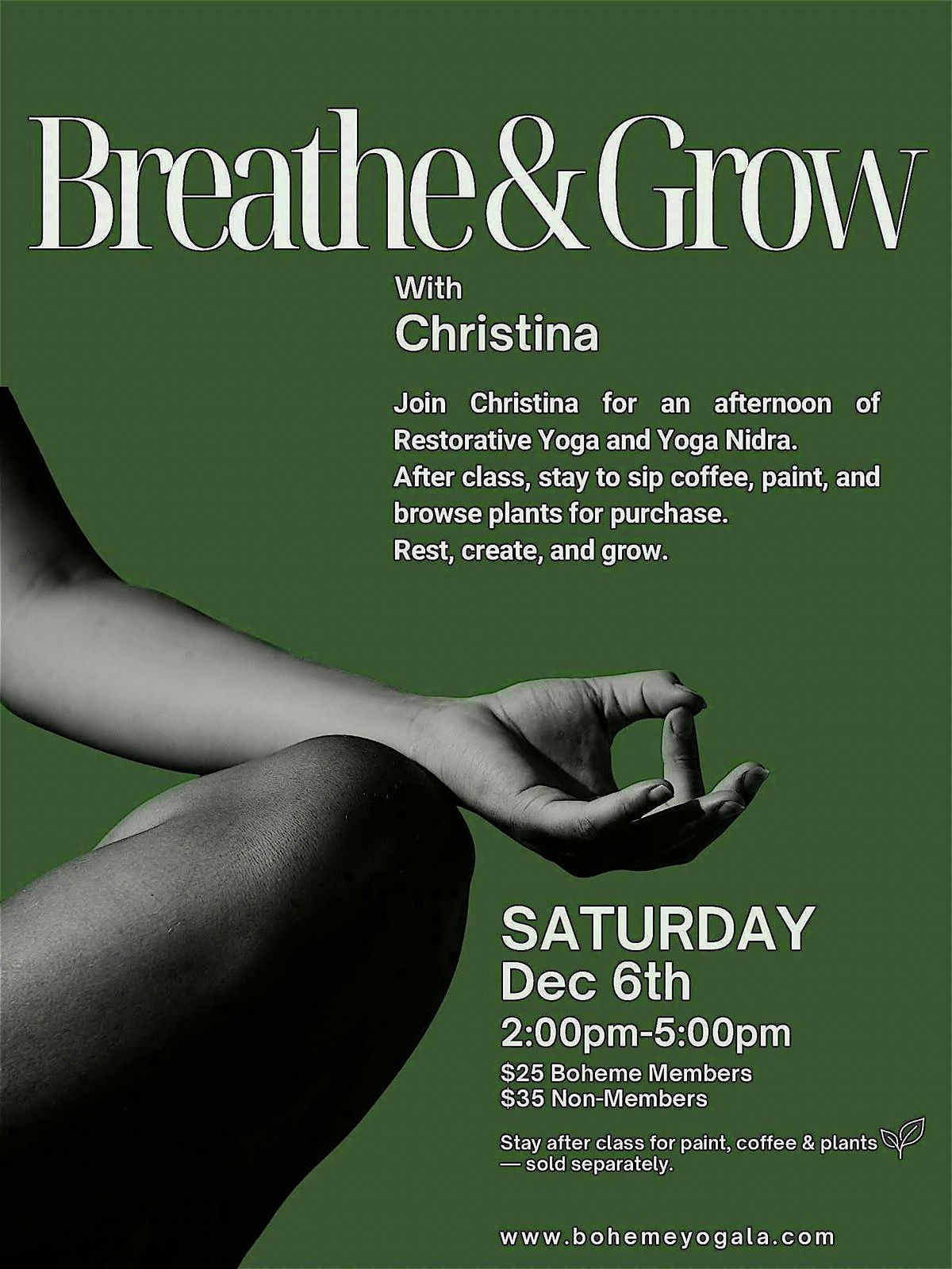 Breathe & Grow: Restore Yoga & Yoga Nidra